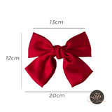 JBextension Silky Satin Hair Bow Clips Big Bowknot Claw Hair Clip French Barrettes Accessories for Women Girls