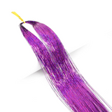 JBextension Hair Extensions Pink Sparkle Highlights for Hair 35 Inch Multi-Colors Synthetic Hair Extensions for Party, Christmas, New Year, Halloween, Cosplay