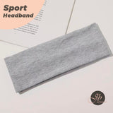 JBextension Women's Simple Plain Soft Comfortable Breathable Hair Band, Fashion Versatile Sporty Elastic Hair Band for Gym Workout Running