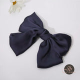 JBextension Silky Satin Hair Bow Clips Big Bowknot Claw Hair Clip French Barrettes Accessories for Women Girls