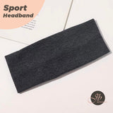 JBextension Women's Simple Plain Soft Comfortable Breathable Hair Band, Fashion Versatile Sporty Elastic Hair Band for Gym Workout Running