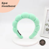JBextension Spa headbands 2pcs for women-girls, Makeup sponge headband, Non slip face wash, skincare-Padded soft thick terry cloth hair band accessory