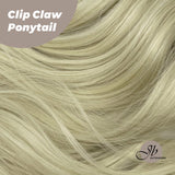 JBEXTENSION 25 Inch Clip Claw in Curly Ponytail Extension for thinning hair 160g