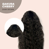 JBEXTENSION 22 pulgadas Cola de caballo Coulisse Wave 【SAKURA CHERRY】