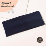 JBextension Women's Simple Plain Soft Comfortable Breathable Hair Band, Fashion Versatile Sporty Elastic Hair Band for Gym Workout Running