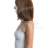 JBEXTENSION 14 Inches Brown Wig With Bangs RONA