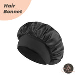 JBextension Silk Bonnet for Sleeping, Satin Hair Bonnets, Soft Elastic Band Silk Sleep Cap, Silk Hair Wrap for Curly Hair