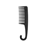JBEXTENSION PEINE DE DIENTES ANCHOS ROSA CALIENTE - Peines de pelo largo y rizado con dientes anchos para desenredar permanente