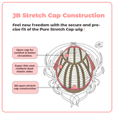 JBEXTENSION 18 Inches Hazelnut Blonde Highlight Pre-Cut Snowflake Lace Frontlace Glueless Wig KHLOE LONG HAZELNUT【PERMATEASE】【BENDY EAR TABS】- M/L