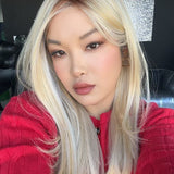 JBEXTENSION ELIZABETH MONO Monofilament Handmade Wig 6X5 Full Monofilament Hand Tied Top Wig 20 Inches Sandy Blonde Mono Lace Wig With Anti-slip Silicone Strips Glueless Wig ELIZABETH MONO【BENDY EAR TABS】
