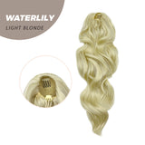 JBEXTENSION 22 pulgadas Cola de caballo Coulisse rizado 【WATERLILY】