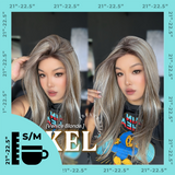 JBEXTENSION 22 Inches Venice Blonde Pre-Cut Snowflake Lace Frontlace Glueless Wig KEL VENICE BLONDE【PERMATEASE】【BENDY EAR TABS】- S/M