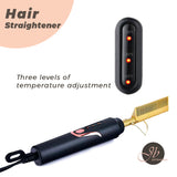 JBextension Professional Hair Straightener Hot Comb Hair Straightener Heat Pressing Combs - Ceramic Electric Hair Straightening Comb