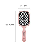 JBextension Detangling Brush for Pain-Free Brushing on All Wet or Dry Hair Types Durable Anti-Static Bristles, Lightweight Handle, Vented Hair Brush