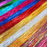 JBextension Hair Extensions Pink Sparkle Highlights for Hair 35 Inch Multi-Colors Synthetic Hair Extensions for Party, Christmas, New Year, Halloween, Cosplay