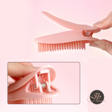JBEXTENSION 1 Pcs Hair Rollers with Clip, Large Size Self-Grip Curlers for Fluffy Hairstyles - Natural Hair Styling Tool