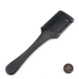 JBextension Trimmer Brush Hair Thinning Comb, Razor Combs for Women, Double Edge Hair Razor Comb Slim Hair Cutting Tool for Home and Salon Trimmer Comb 1 Pack