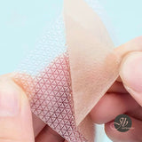 JBextension Silicone Scar Sheets for Lace Wigs, 2 Piece Wig Adhesive Straps, Invisible Hair Tape for Women&Men, Strong Resilience, Strong Stickiness,Ultra Light and Thin Hair Salon Supplies for Daily Use