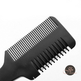 JBextension Trimmer Brush Hair Thinning Comb, Razor Combs for Women, Double Edge Hair Razor Comb Slim Hair Cutting Tool for Home and Salon Trimmer Comb 1 Pack
