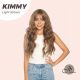 JBEXTENSION 24 Inches Light Brown Body Wave Wig KIMMY LIGHT BROWN