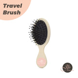JBextension Travel Brush 1 Pcs Wet Brush Detangling Brush, Mini Detangler Brush - Wet & Dry Tangle-Free Hair Brush for Women & Men - No Tangle Soft & Flexible Bristles for Straight, Curly, & Thick Hair