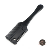 JBextension Trimmer Brush Hair Thinning Comb, Razor Combs for Women, Double Edge Hair Razor Comb Slim Hair Cutting Tool for Home and Salon Trimmer Comb 1 Pack