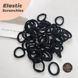JBextension High Stretch Elastic Hair Tie Casual Simple Plain Hair Accessories For Women, Simple Minimalist Ponytail Holder 10 PCS