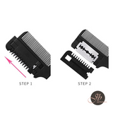 JBextension Trimmer Brush Hair Thinning Comb, Razor Combs for Women, Double Edge Hair Razor Comb Slim Hair Cutting Tool for Home and Salon Trimmer Comb 1 Pack