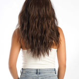 JBEXTENSION 22 Inches Brown With Highlight Body Wave Pre-Cut Free Part Frontlae Glueless Wig INéS HIGHLIGHT