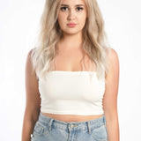 JBEXTENSION 22 Inches Peach Blonde Body Wave Pre-Cut Free Part Frontlae Glueless Wig INéS