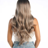 Nichole's Selection -27 Inches Blonde Curly Pre-Cut Frontlace Glueless Wig CLAUDIA