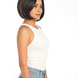 JBEXTENSION 10 Inches Bob Cut Brown Side Part Frontlace Glueless Wig MACI