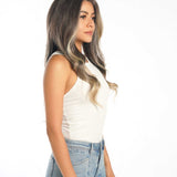 JBEXTENSION 26 Inches Curly Mix Blonde Free Part Pre-Cut Frontlace Glueless Wig CHELSEY