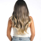 JBEXTENSION 26 Inches Curly Mix Blonde Free Part Pre-Cut Frontlace Glueless Wig CHELSEY