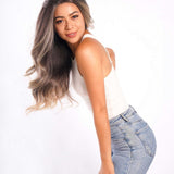 JBEXTENSION 26 Inches Curly Mix Blonde Free Part Pre-Cut Frontlace Glueless Wig CHELSEY