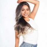 JBEXTENSION 26 Inches Curly Mix Blonde Free Part Pre-Cut Frontlace Glueless Wig CHELSEY