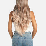 JBEXTENSION 28 Inches Long Apricot Curly Pre-Cut Free Part Frontlace Glueless Wig DEANNA FREE PART