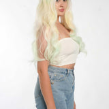 JBextension GLOW IN THE DARK 26 Inches Curly Rainbow Color Frontlace Glueless Wig FAIRY