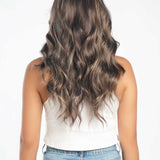 Nichole's Selection - 22 Inches Body Wave Brown With Highlight Pre-Cut Frontlace Glueless Wig CLAIRE LACE M