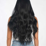 JBEXTENSION 26 Inches Body Wave Jet Black Pre-Cut Frontlace Glueless Wig CLAIRE L BLACK