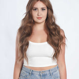 JBEXTENSION 26 Inches Light Brown Body Wave Pre-Cut Frontlace Glueless Wig CLAIRE L LIGHT BROWN