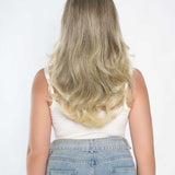 JBEXTENSION 20 Inches Dirty Blonde Curly Free Part Pre-Cut Frontlace Glueless Wig SYLVIA LACE