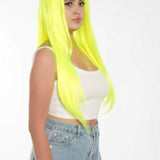 JBEXTENSION 26 Inches Neon Color Frontlace Glueless Wig NEON (FREE PARTING)