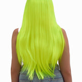 JBEXTENSION 26 Inches Neon Color Frontlace Glueless Wig NEON (FREE PARTING)