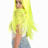 JBEXTENSION 26 Inches Neon Color Frontlace Glueless Wig NEON (FREE PARTING)