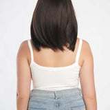JBEXTENSION 14 Inches Bob Cut Brown Frontlace Glueless Wig GIULIA BOB BROWN (FREE PARTING)