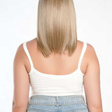 JBEXTENSION 14 Inches Bob Cut Balayage Blonde With Dark Root Frontlace Glueless Wig GIULIA BOB (FREE PARTING)