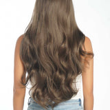 JBEXTENSION 26 Inches Long Curly Brown Color Wig JUDY