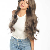 JBEXTENSION 26 Inches Long Curly Brown Color Wig JUDY