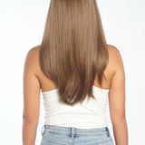 JBEXTENSION 22 Inches Brown Fashion Wig With Bangs LENI